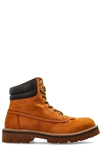 Dsquared2 D2 Monogram Lace-Up Boots