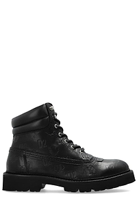 Dsquared2 D2 Monogram Lace-Up Boots
