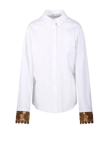 Dries Van Noten Embroidered Poplin Shirt