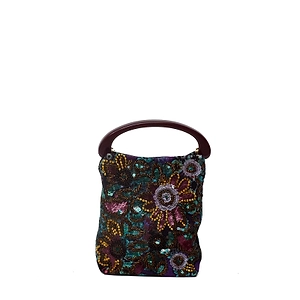 Dries Van Noten Crisp Beaded Shoulder Bag