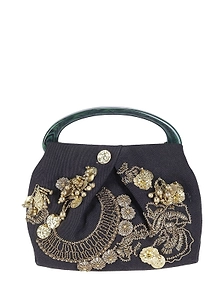 Dries Van Noten Crispino Embellished Shoulder Bag