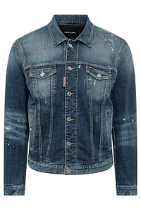 Dsquared2 Distressed Sport Denim Jacket