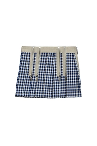 Checked Mini Skirt