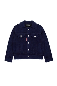 Dsquared2 Kids Flap Pocket Knitted Jacket