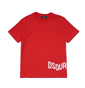 Dsquared2 Kids Logo Printed Crewneck T-Shirt