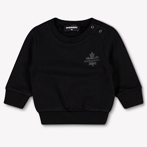 Dsquared2 Kids Leaf Logo Crewneck Sweatshirt