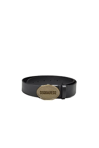 Dsquared2 Kids Logo-Buckle Pointed Tip Belt