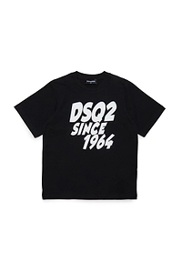 Dsquared2 Kids Logo Printed Crewneck T-Shirt