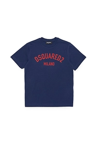 Dsquared2 Kids Logo Printed Crewneck T-Shirt