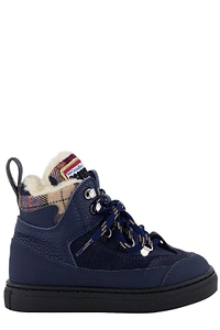 Dsquared2 Kids Logo-Embroidered Panelled Ankle Boots