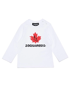 Dsquared2 Kids Logo Printed Long-Sleeved T-Shirt