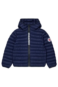 Dsquared2 Kids Hooded Logo Down Jacket