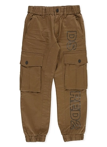 Dsquared2 Kids Logo Printed Stretched Cargo Trousers