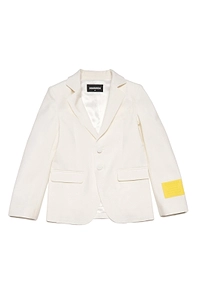 Dsquared2 Kids Logo-Patch Single-Breasted Tailored Blazer