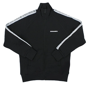 Dsquared2 Kids Logo Printed Zip-Up Jacket