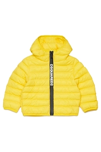 Dsquared2 Kids Logo Patch Zip-Up Padded Jacket
