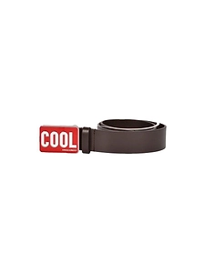 Dsquared2 Kids Logo Plaque Buckled Belt