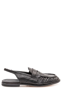 Ducanero Ruched Slingback Flat Shoes