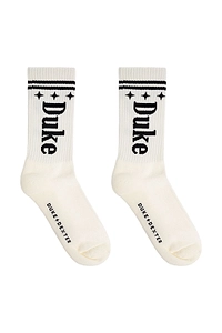 Duke Logo Ribbed Socks