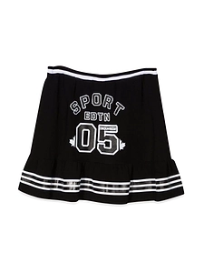 Dsquared2 Kids Sport Stripe Ruffle Skirt