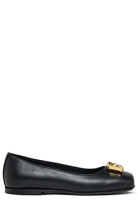 Dsquared2 Kids Square-Toe Ballet Flats