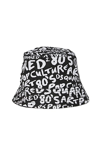 Dsquared2 Kids Text-Printed Pull-On Bucket Hat