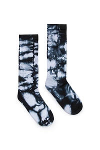 Dsquared2 Kids Tie-Dyed Logo Intarsia-Knit Socks