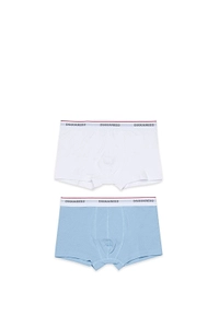 Dsquared2 Kids Two Pack Logo Waistband Boxers