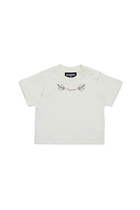 Dsquared2 Kids Vintage Effect Birds Print T-Shirt