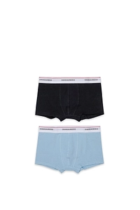 Dsquared2 Kids Two Pack Logo Waistband Boxers