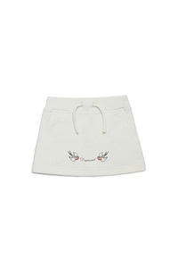 Dsquared2 Kids Vintage Effect Birds Print Mini Skirt