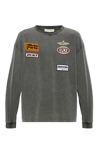 Duke & Dexter Padded Logo Long-Sleeve T-Shirt