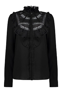 Dsquared2 Long Sleeve Ruffled Blouse
