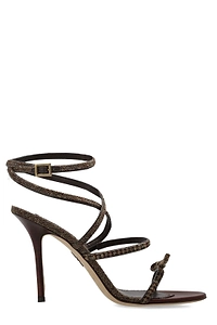 Dsquared2 Knot-Strap Wraparound Heeled Sandals