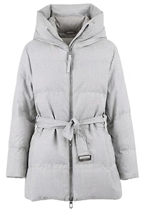 Arborea Quilted Belted Down Jacket