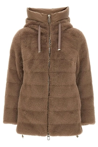 Duno Andrada Hooded Faux Fur Down Jacket