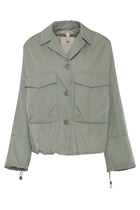 Duno Cropped Button-Up Jacket