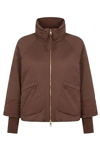 Duno Cropped High Collar Jacket