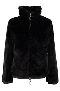 Duno Faux Fur Zip-Up Jacket