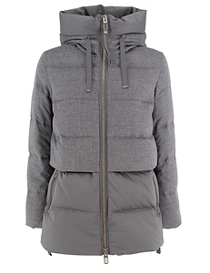 Keiko Hooded Wool-Blend Jacket