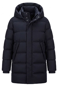 Magnus Long Quilted Down Jacket