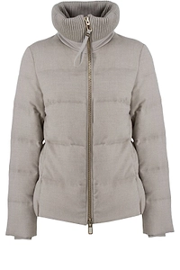 Duno Prato Funnel-Collar Down Jacket
