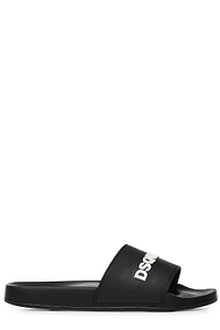 Dsquared2 Logo Detail Slip On Slippers