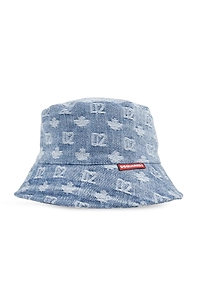 Dsquared2 Monogram Logo Patch Bucket Hat