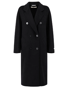 Romaelvia Double-Breasted Long Coat