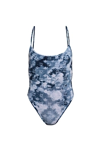 Dsquared2 Monogram Print One-Piece Swimsuit