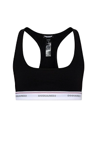 Dsquared2 Logo Elastic Sports Bra