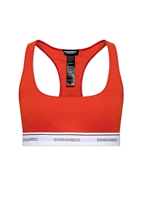 Dsquared2 Logo Elastic Sports Bra
