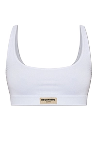 Dsquared2 Logo Elastic Sports Bra