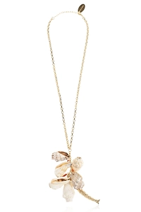 Shell-Pendant Chain Necklace